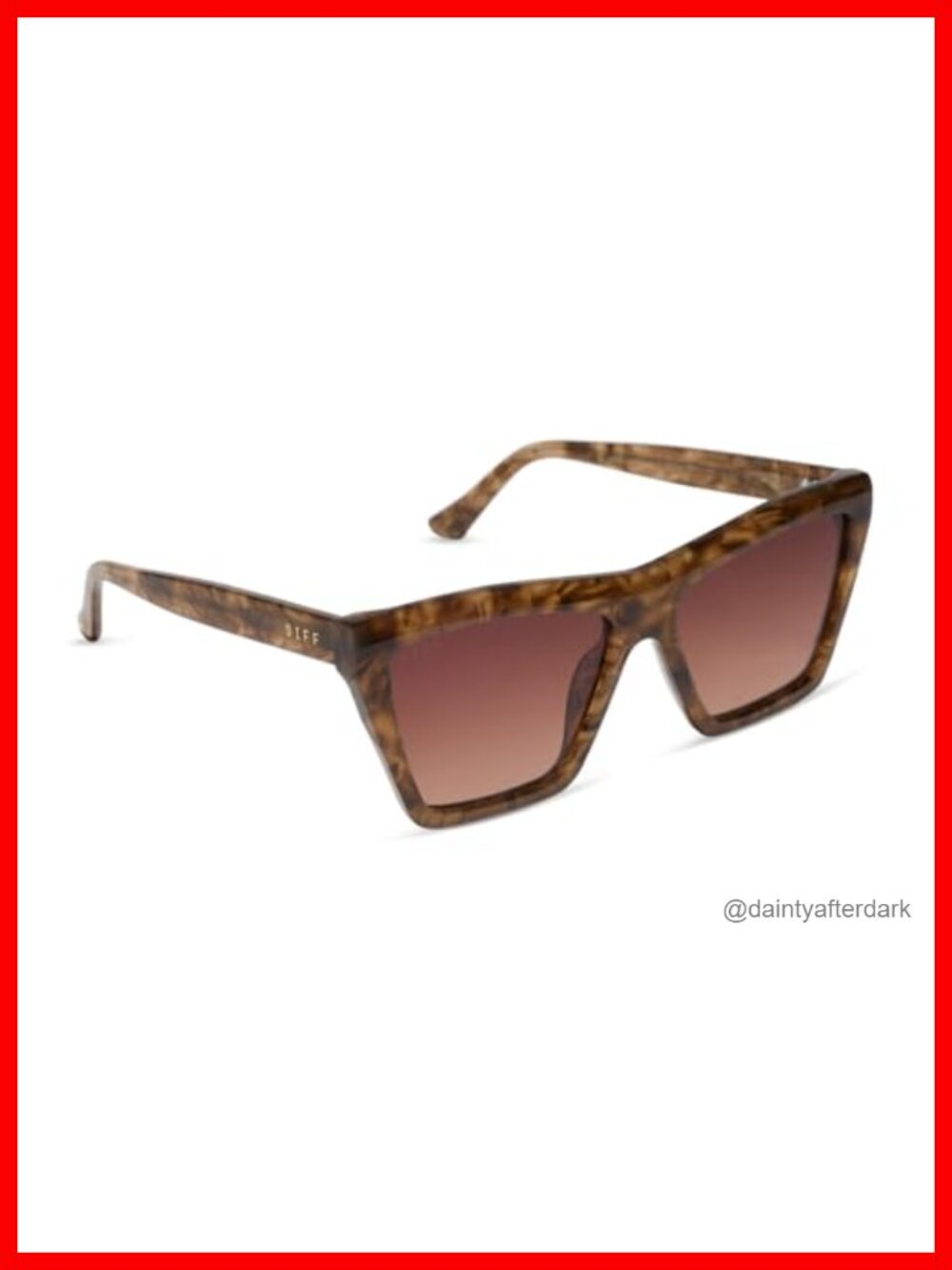 Rectangular Sunglasses for Women UV400 Gradient Lenses Medium Fit